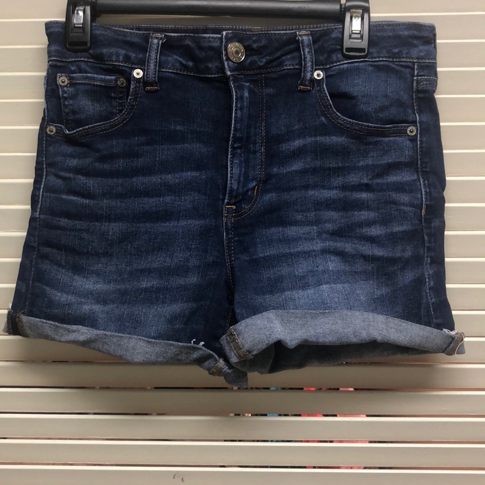 Hi-Rise Midi Shorts